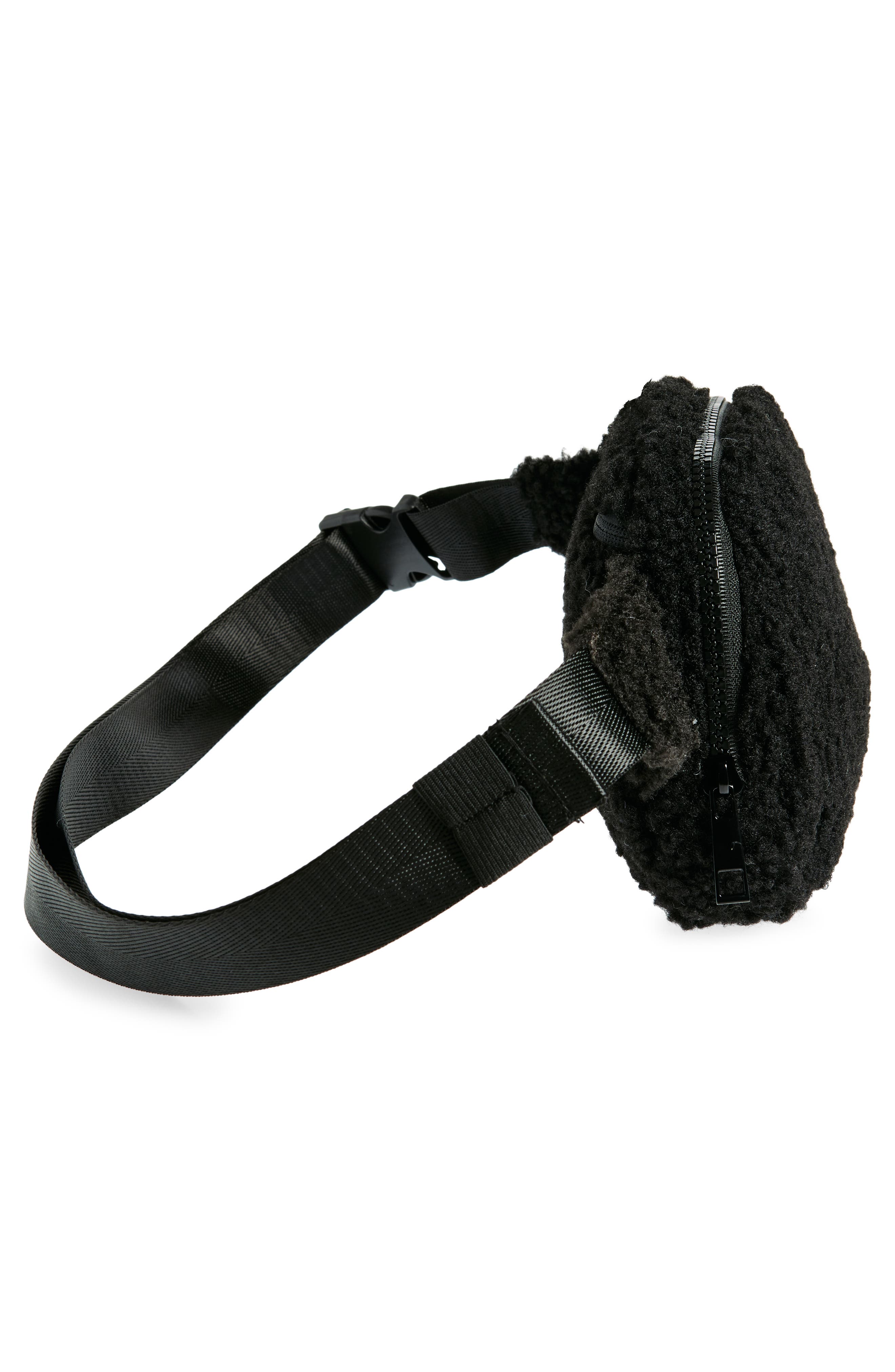 Zella Faux Shearling Crossbody, Alternate, color, 