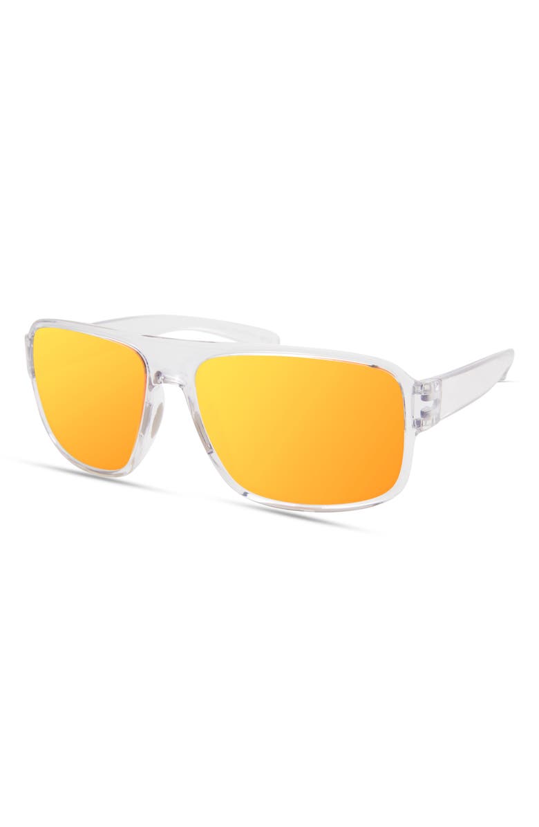 Eco Levi Sunglasses, Alternate, color, Crystal