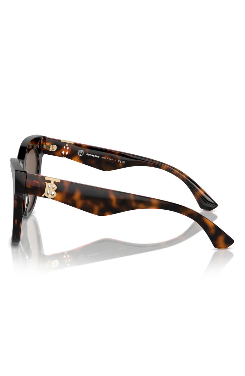 Burberry 54mm Square Sunglasses, Alternate, color, Dk Havana