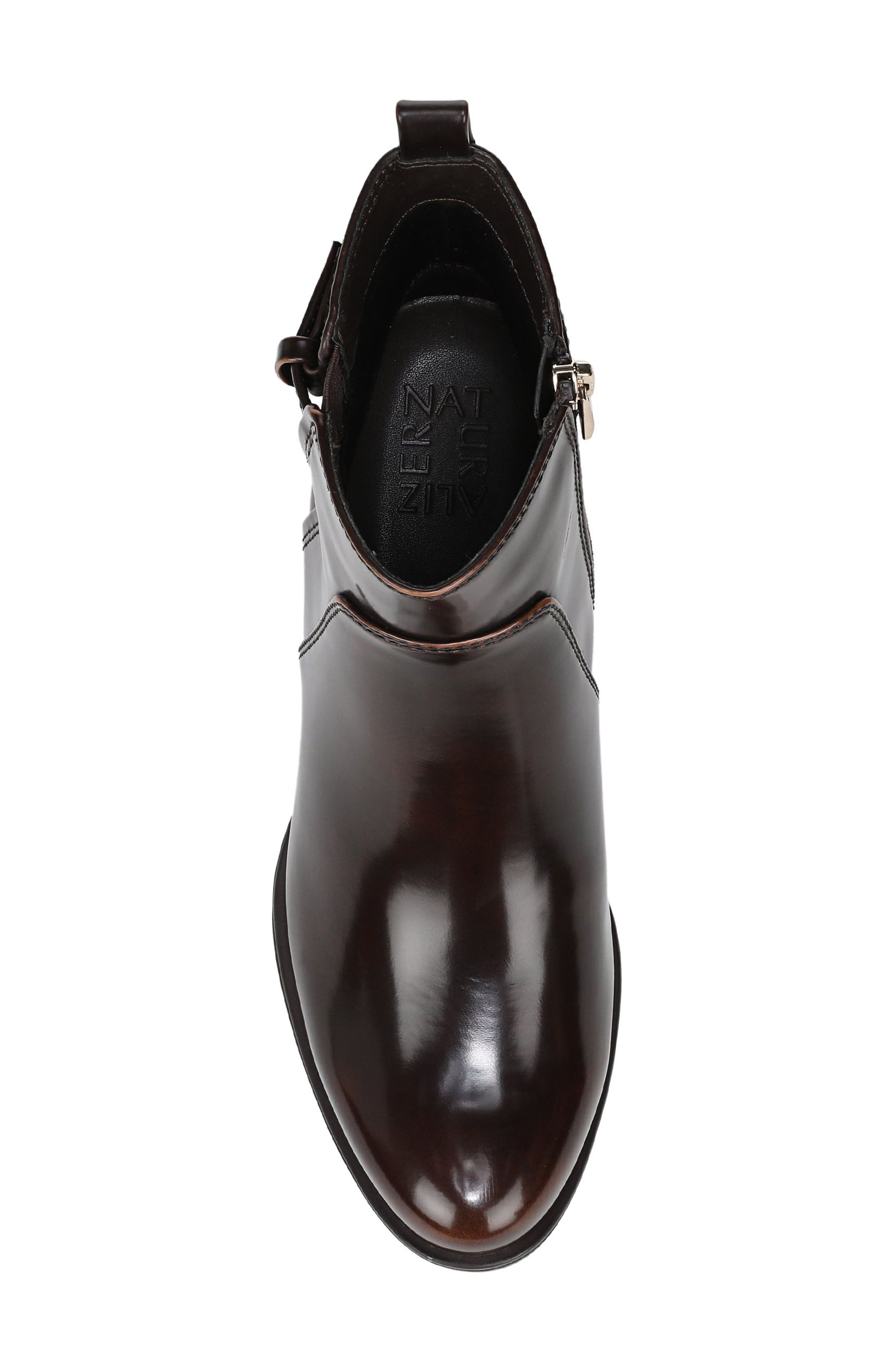 Naturalizer Kona Block Heel Bootie, Alternate, color, English Tea Faux Leather