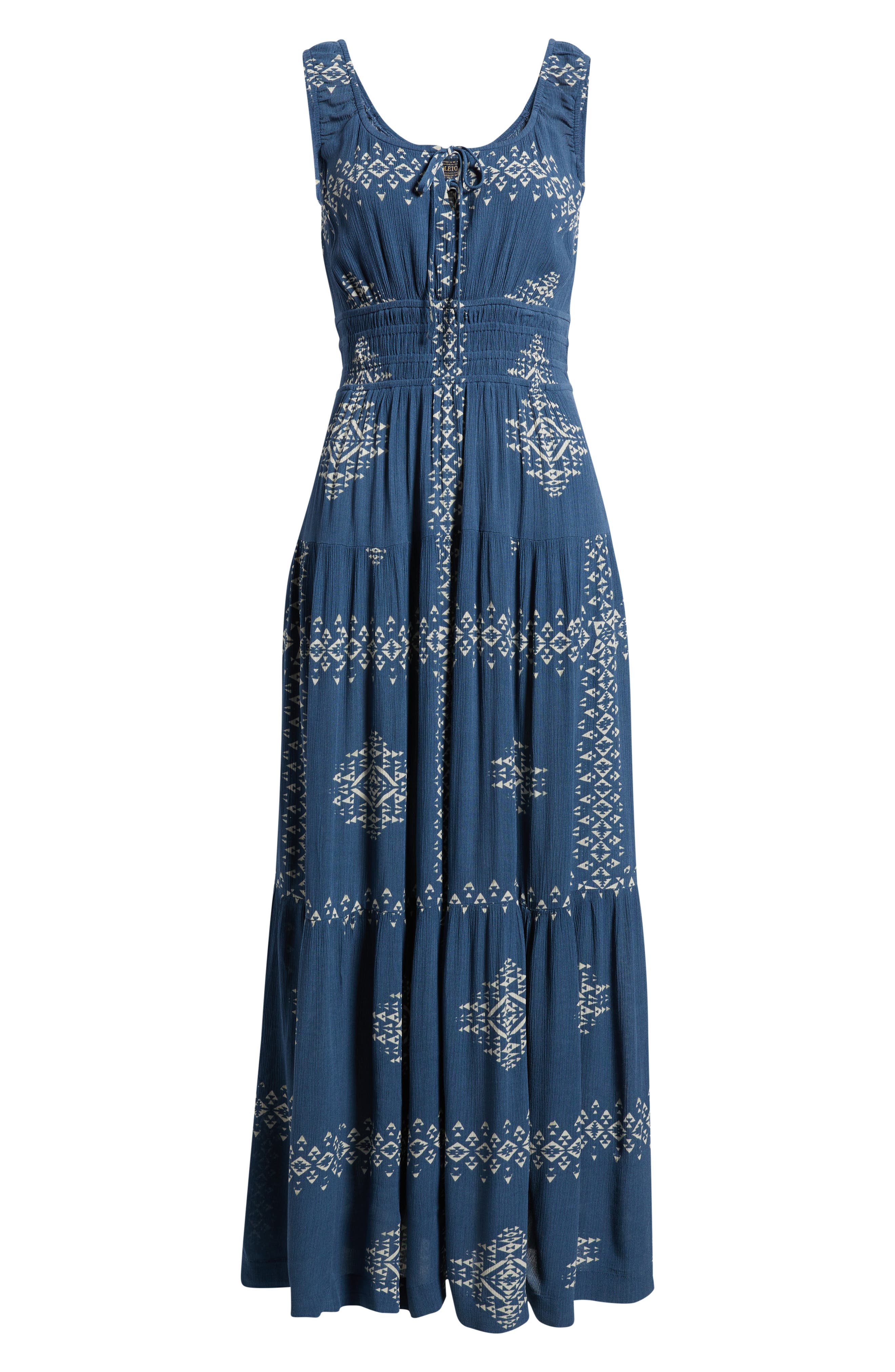 Pendleton Brooklyn Sleeveless Maxi Dress In Blue