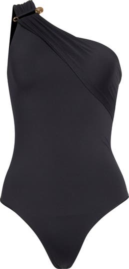 ワンピース水着 VERSACE SAFETY PIN SWIMSUIT Versace Safety Pin Gathered One-Piece Swimsuit | Nordstrom