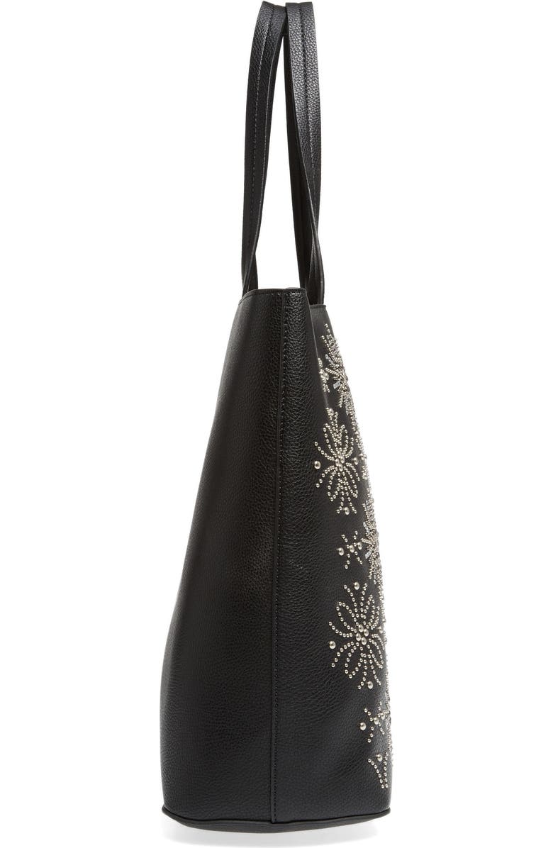 Chelsea28 Starburst Faux Leather Tote & Zip Pouch, Alternate, color,