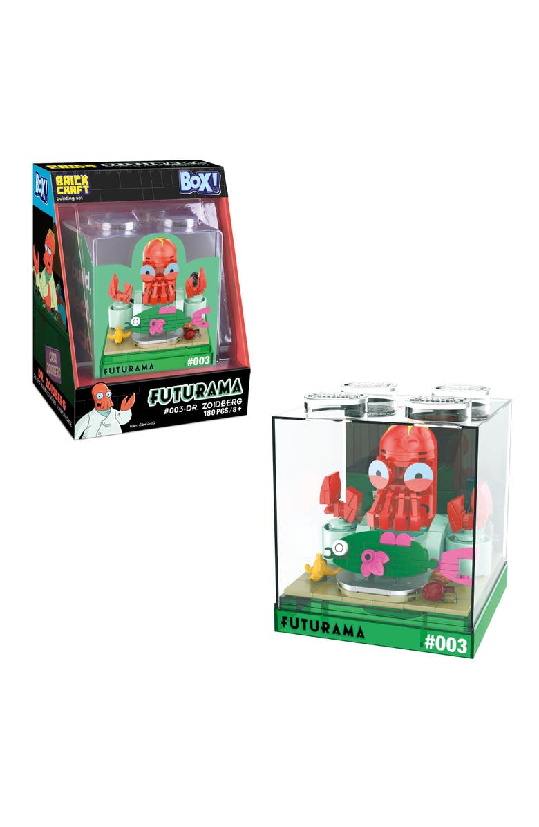 Brickcraft Futurama Dr. Zoidberg BOX! #003 Building Set, Main, color, Red