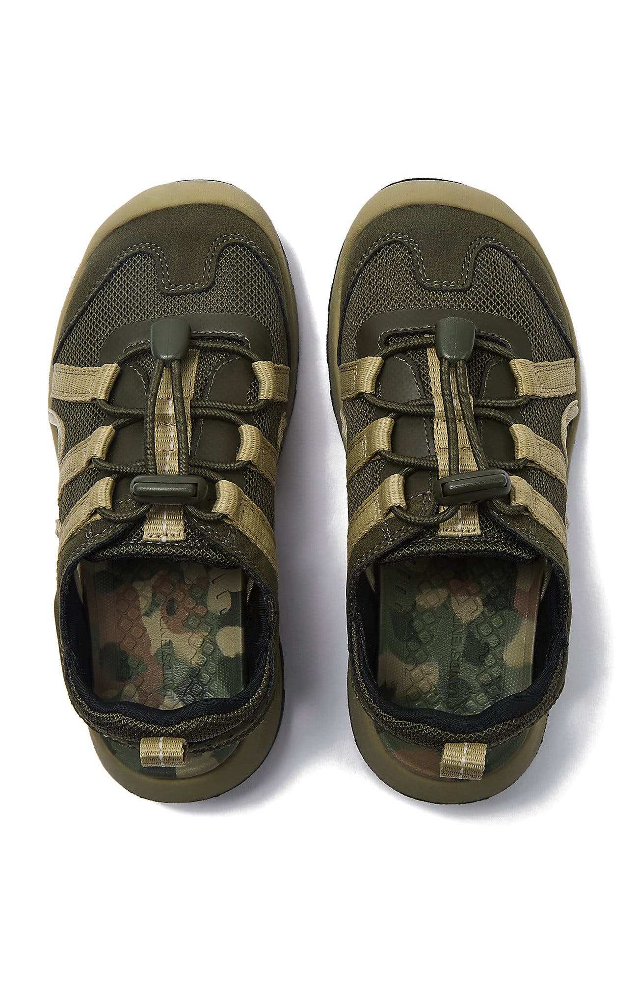Lands' End Kids Closed Toe Water Sandals, Alternate, color, Deep Lichen Green