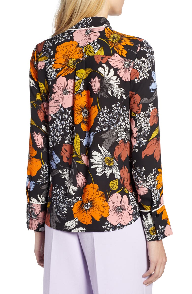 Halogen<sup>®</sup> x Atlantic-Pacific Hidden Placket Blouse, Alternate, color, 