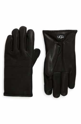 UGG Leather Genuine Shearling Lined Gloves Nordstromrack