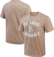 Darius Rucker Collection by Fanatics Men's Darius Rucker Collection by Fanatics Tan St. Louis Cardinals Sun Faded T-Shirt