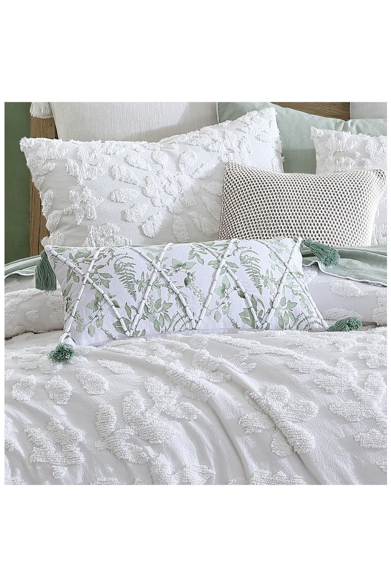Botanical Fern Accent Pillow, Alternate, color, SAGE