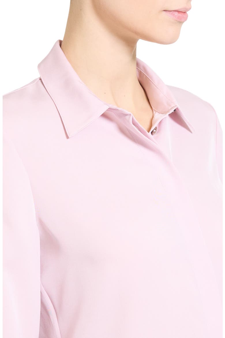 Classic Fitted Silk Shirt, Alternate, color, ROSE MAUVE