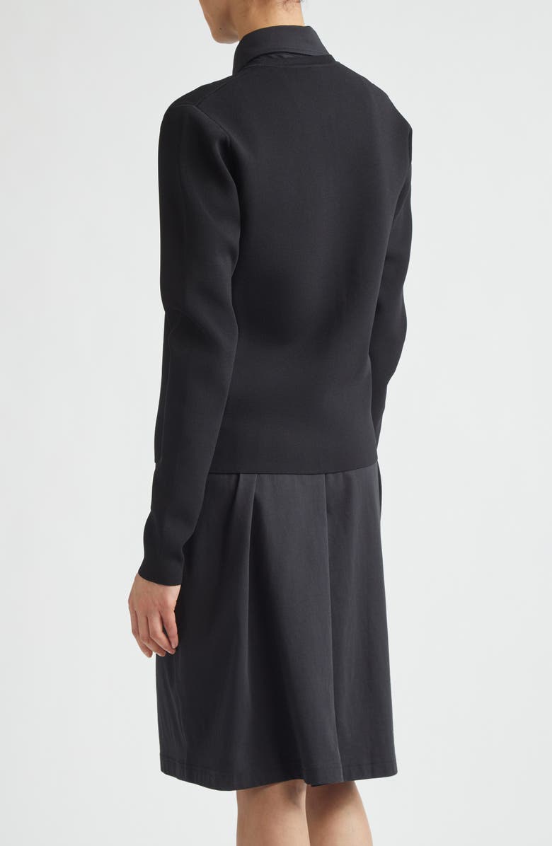 TOTEME Classic Compact Knit Cardigan, Alternate, color, Black