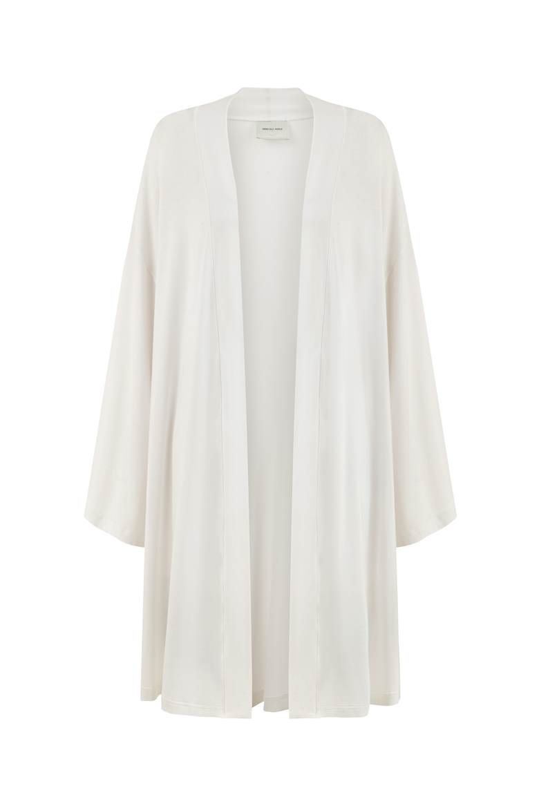 Modal Robe White, Alternate, color, White