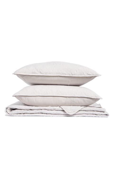 Medallion Embroidered Comforter & Pillow Sham Set