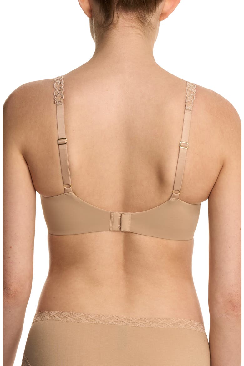 Pure Luxe Underwire T-Shirt Bra, Alternate, color, CAFE
