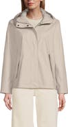 Lands' End Squall Waterproof Rain Slicker Jacket