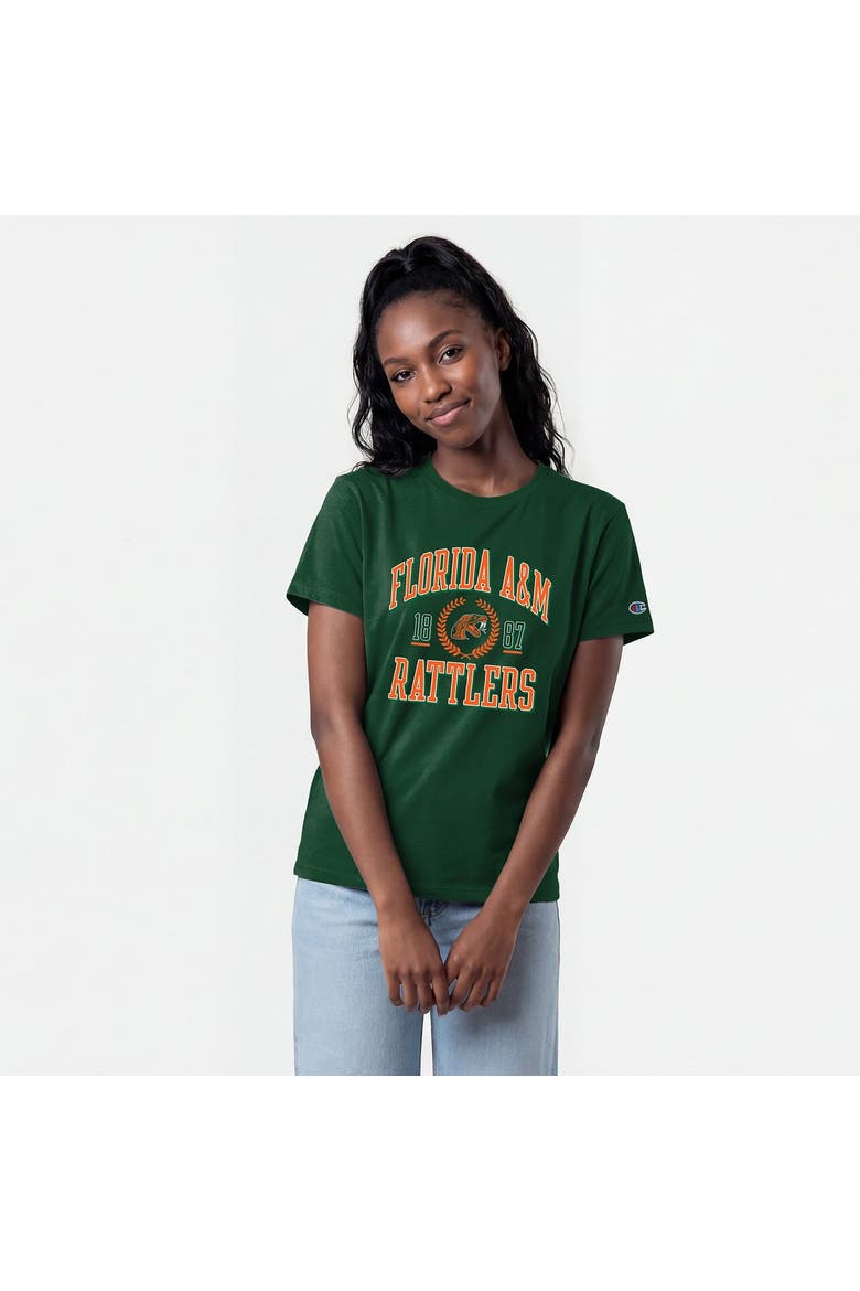 Women's Champion Green Florida A&M Rattlers Lifestyle T-Shirt, Main, color, Green