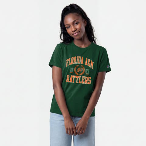 Women's Champion Green Florida A&M Rattlers Lifestyle T-Shirt