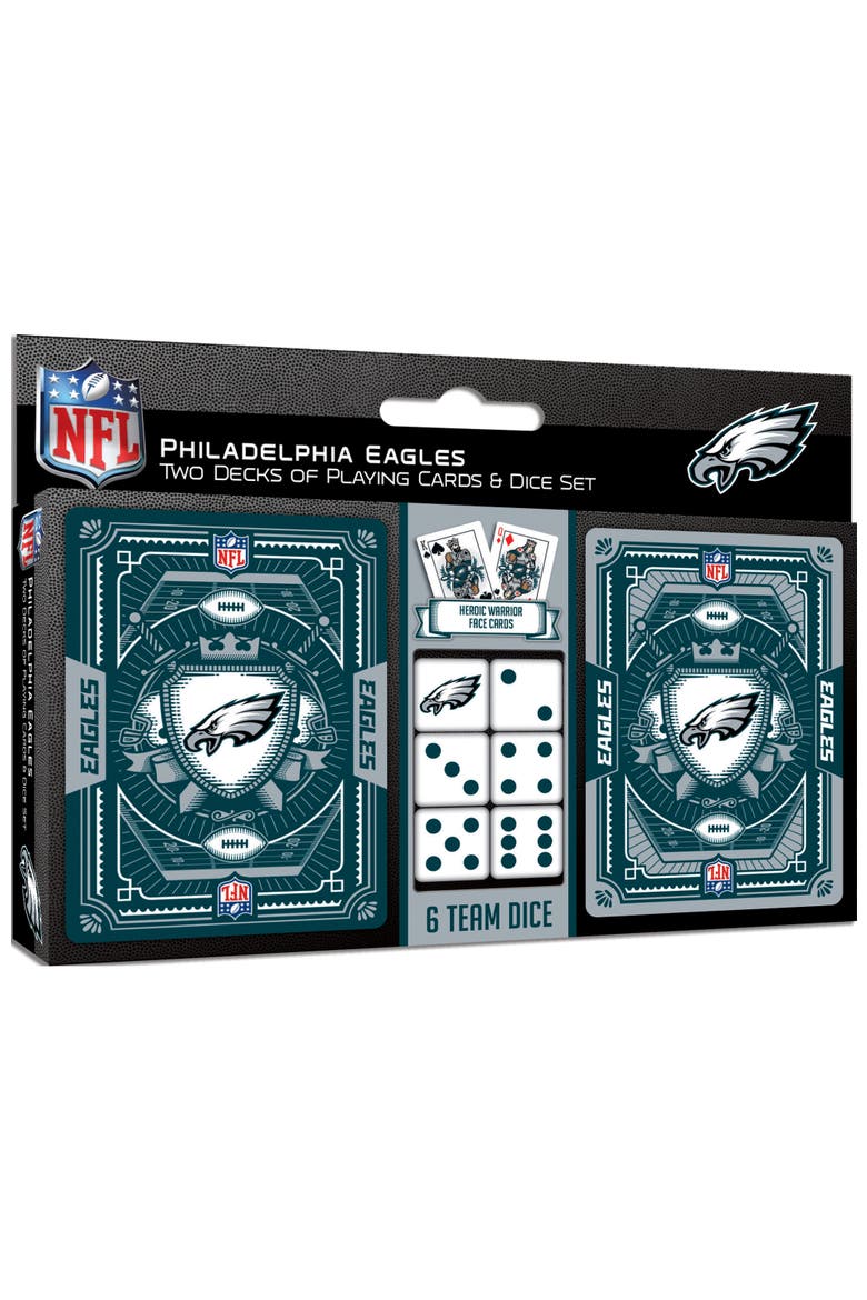 Philadelphia Eagles Playing Cards & Dice, Main, color, Multicolor