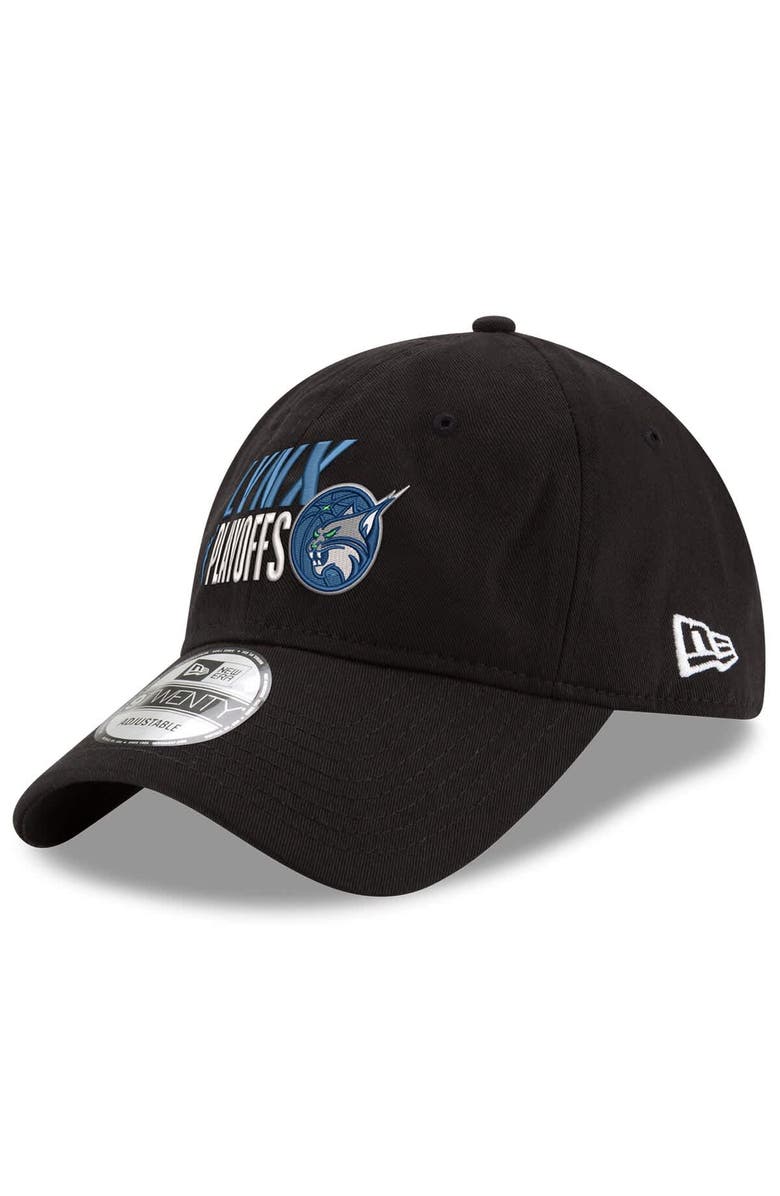 New Era Unisex New Era  Black Minnesota Lynx 2025 WNBA Playoffs 9TWENTY Adjustable Hat, Main, color, 
