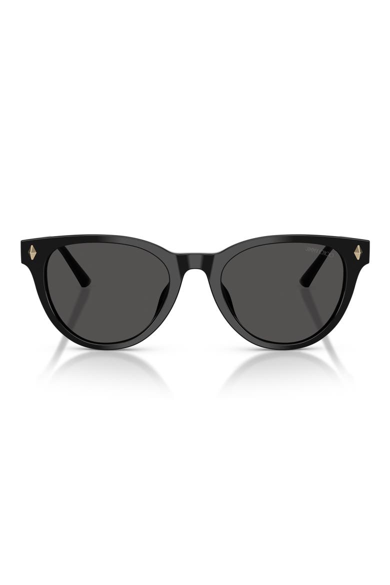 Trace 53mm Phantos Sunglasses, Main, color, BLACK / DARK GREY