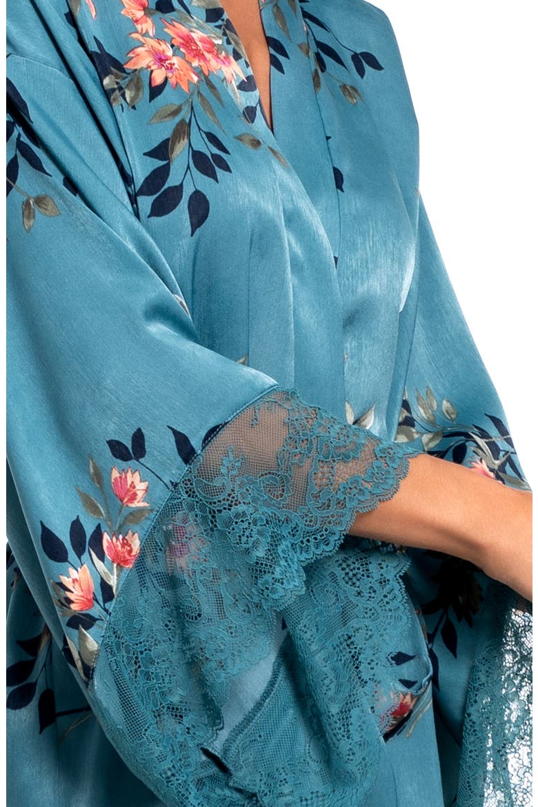 Carlie Wrap Robe, Alternate, color, CARIBBEAN BLUE
