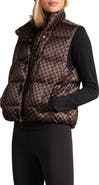 Rhone Water Repellent Houndstooth Check 650 Fill Power Down Vest