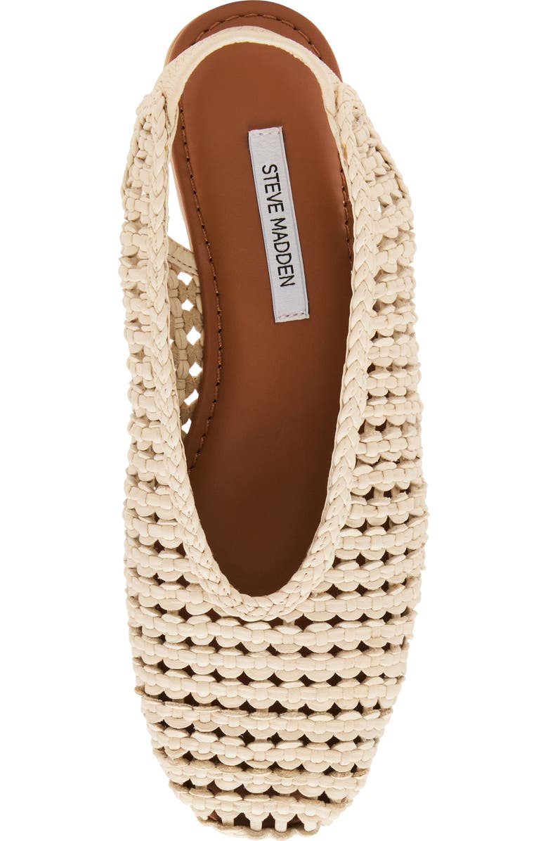 Steve Madden Rumi Slingback Flat, Alternate, color, Bone Leather