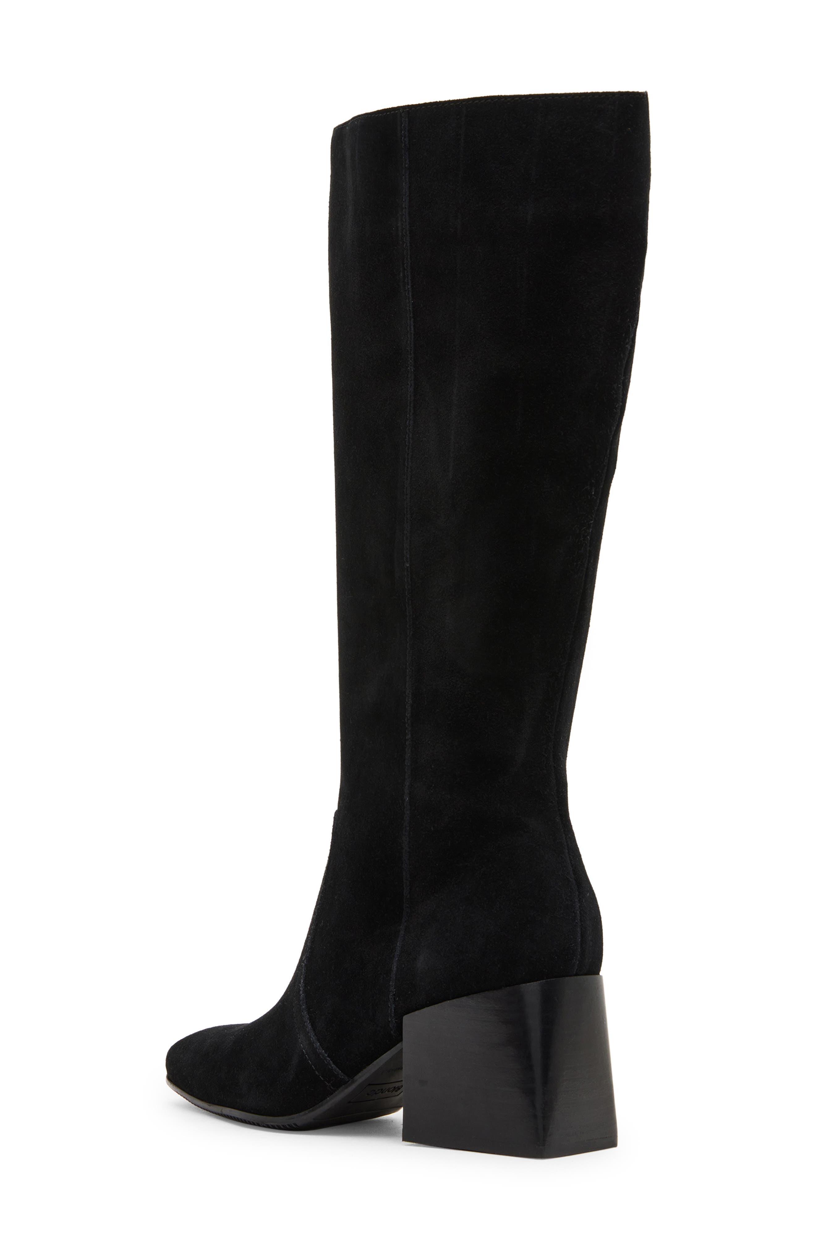 Trespass Waterproof Knee High Boot, Alternate, color, BLACK SUEDE