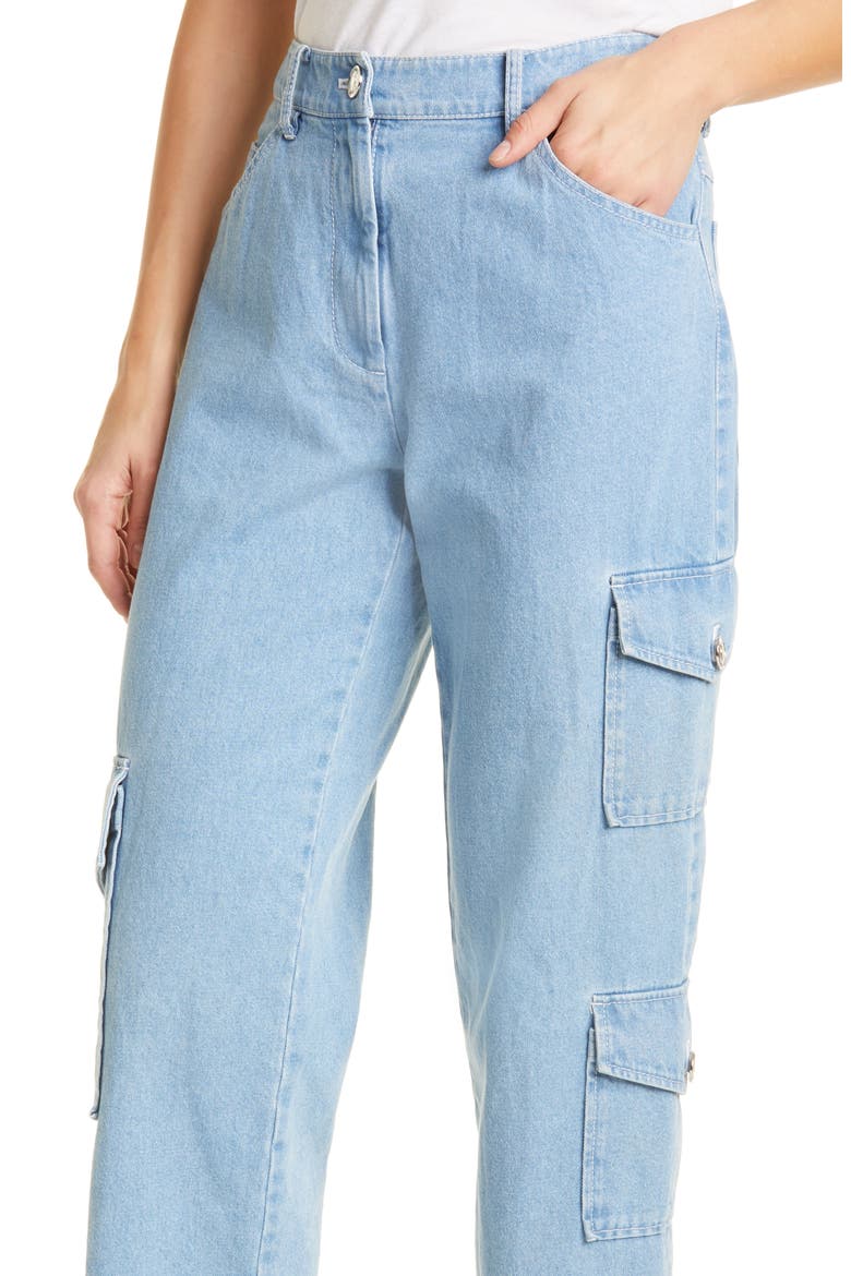 Easton Cargo Jeans, Alternate, color, LIGHT WASH