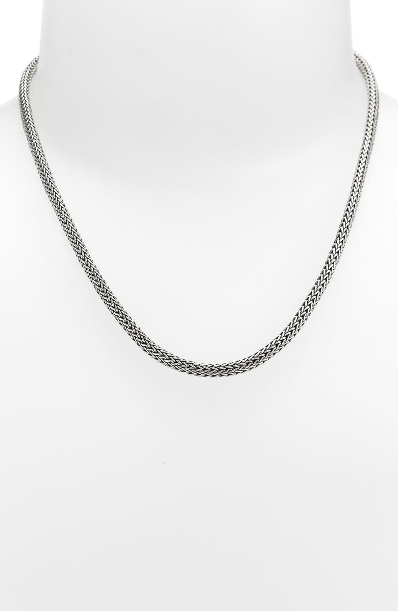 John Hardy Icon Necklace, Sterling Silver, 5mm, Alternate, color, Silver