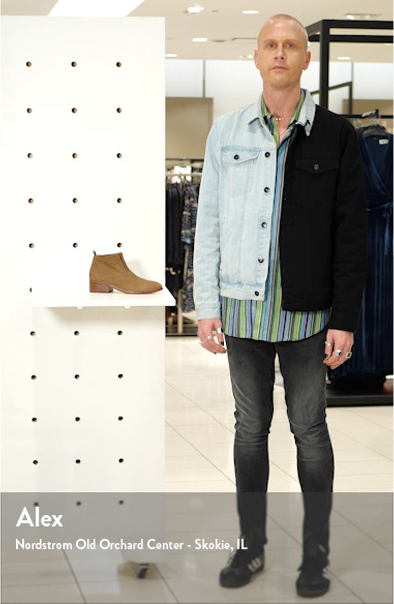 'Soul' Gathered Leather Bootie, sales video thumbnail