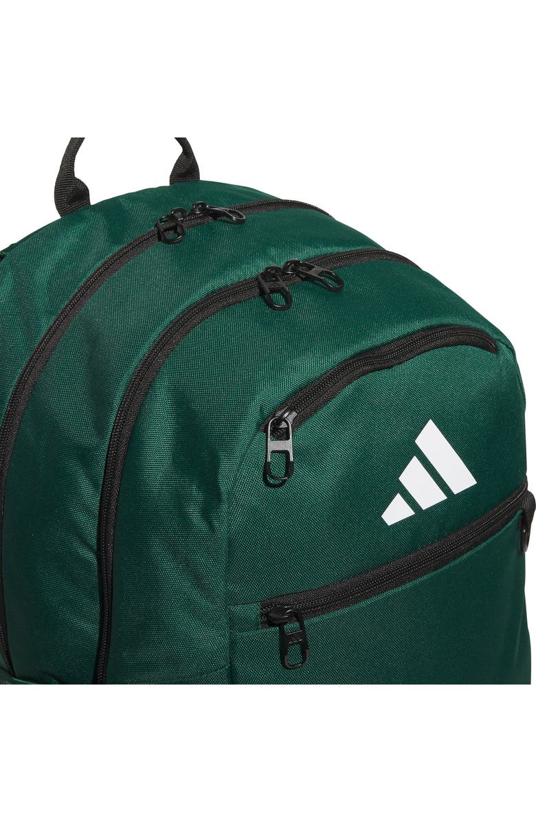 adidas Kids' Striker 3 Backpack, Alternate, color, Team Dark Green