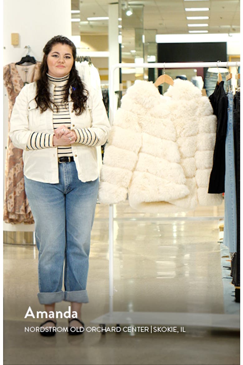 Chateau Quilted Faux Fur Hooded Coat video
