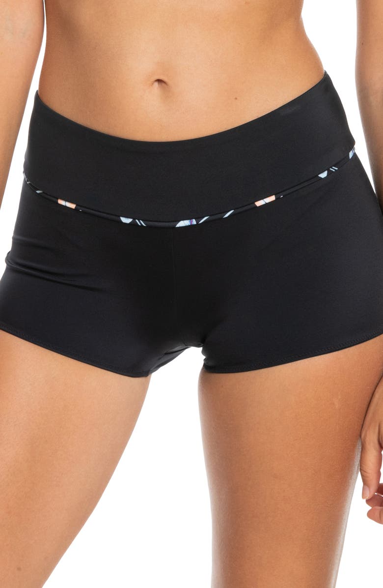 Roxy Active Shorty Swim Shorts, Main, color, 