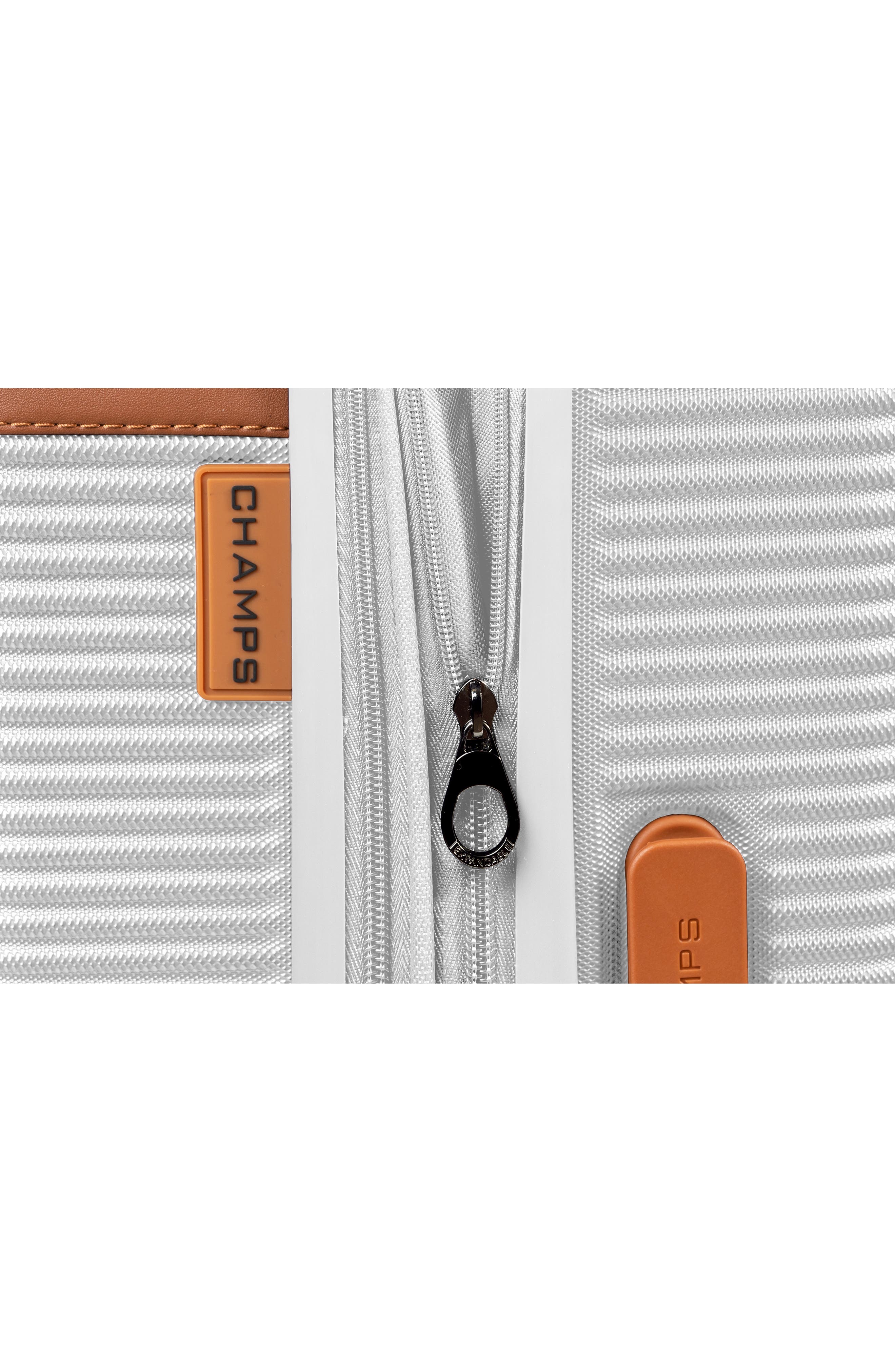 CHAMPS Vintage III Hardside 3-Piece Luggage Set, Alternate, color, Ivory