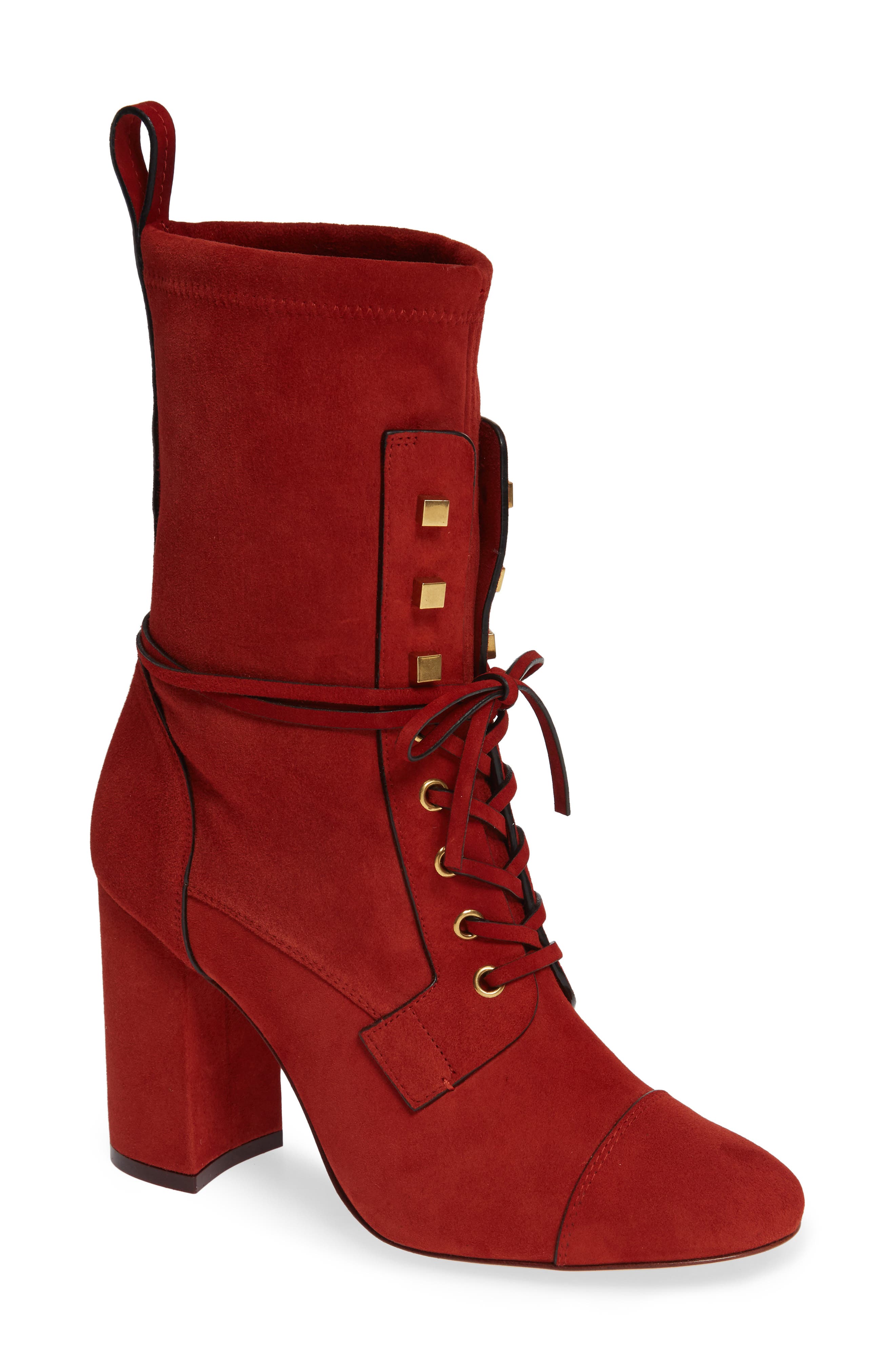 Stuart Weitzman Veruka Lace-Up Boot, Main, color, 