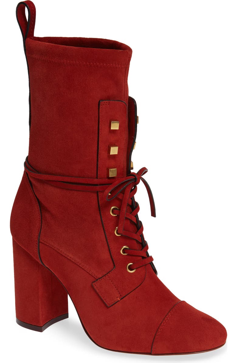 Stuart Weitzman Veruka Lace-Up Boot, Main, color,