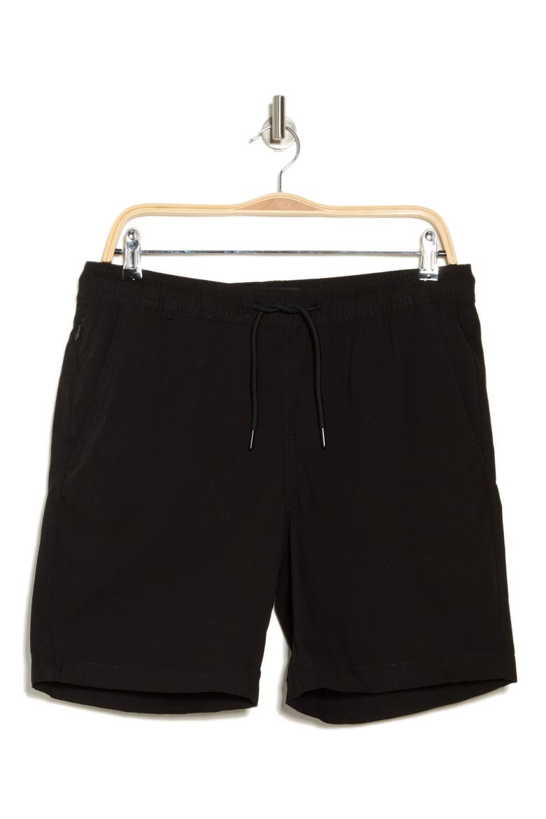 Pull-On Shorts, Alternate, color, BLACK