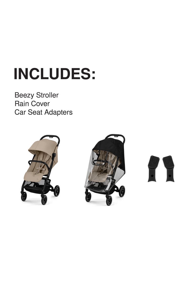 Beezy 2 Compact City Stroller, Alternate, color, ALMOND BEIGE