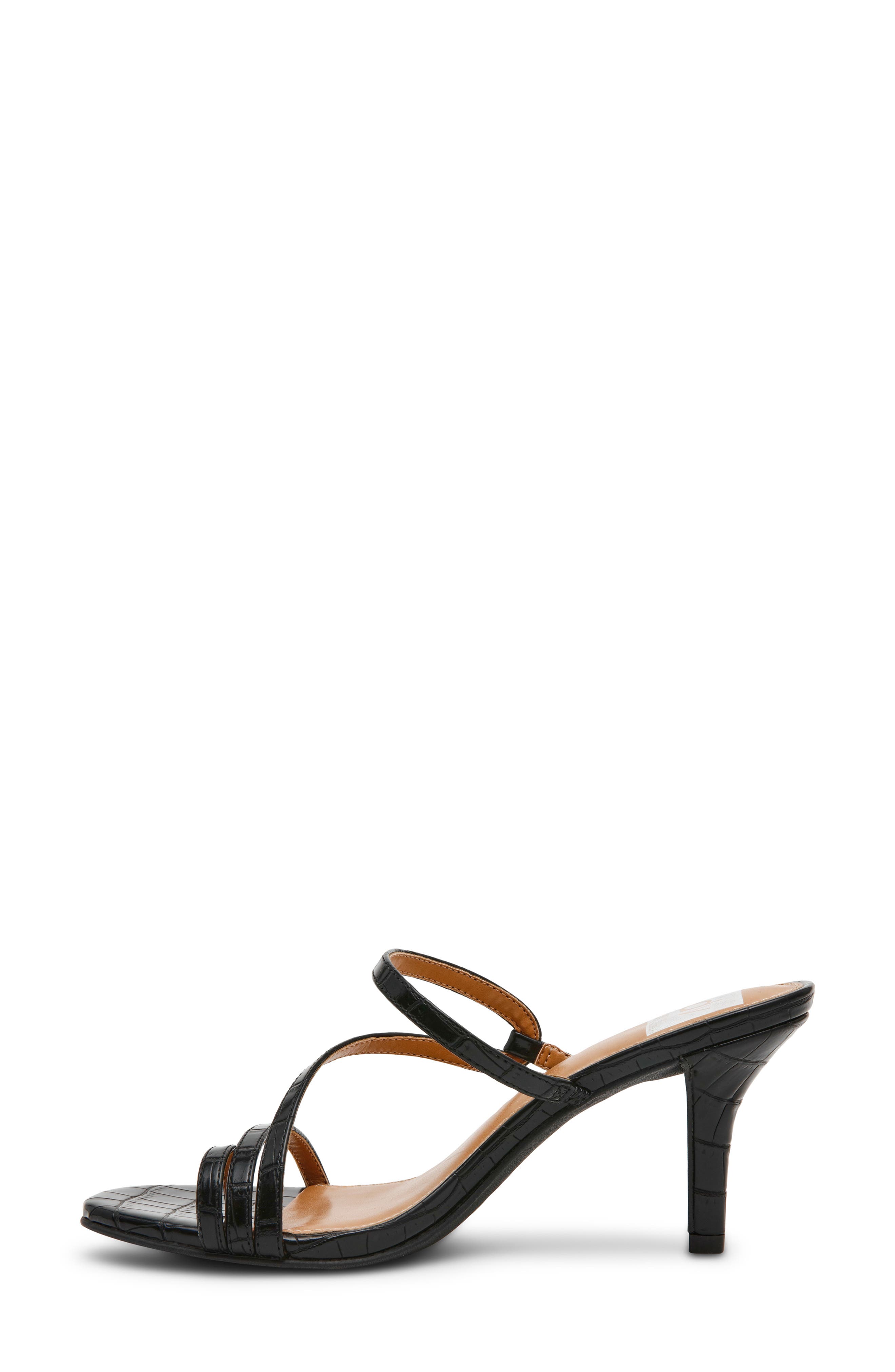 DV by Dolce Vita Carlota Sandal, Alternate, color, Black Croco Embossed