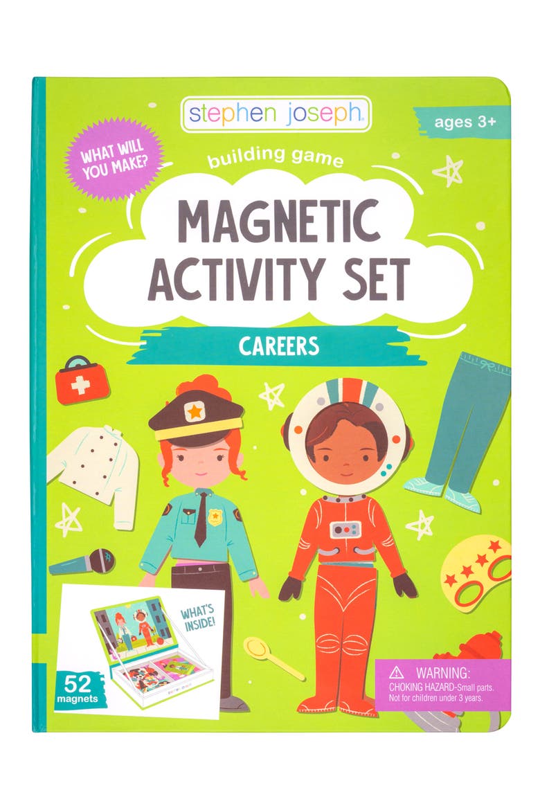 Kids' Careers Magnetic Activity Set, Main, color, GREEN
