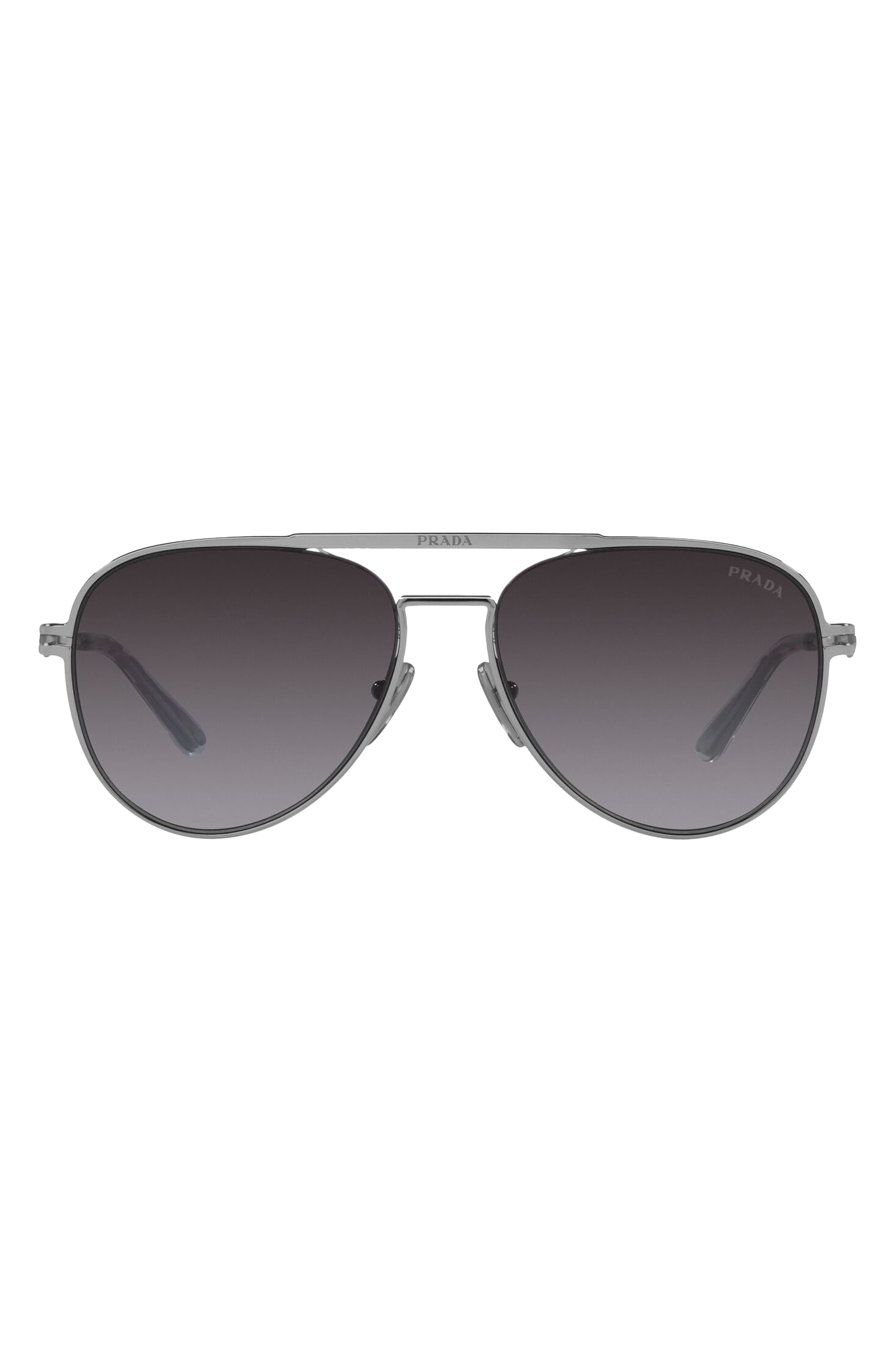 Prada 53mm Gradient Aviator Sunglasses (Women) | Nordstromrack