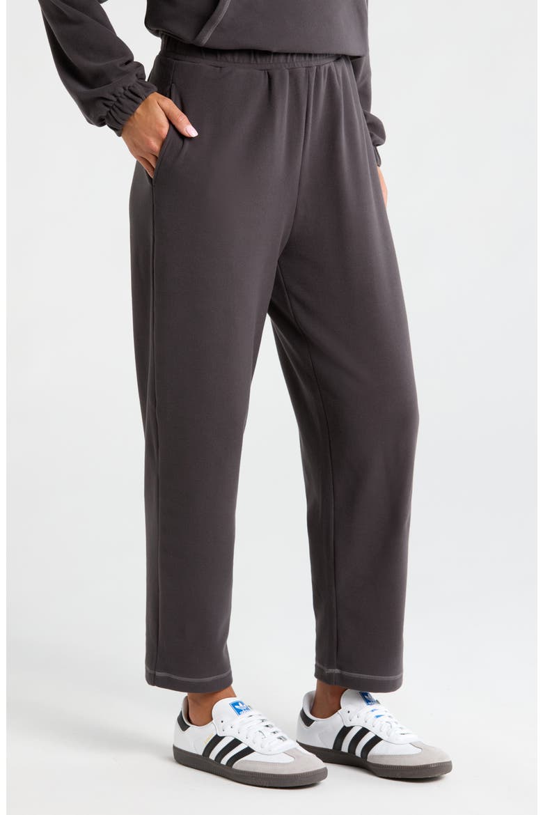 Micro Fleece Joggers, Alternate, color, GREY FORGED