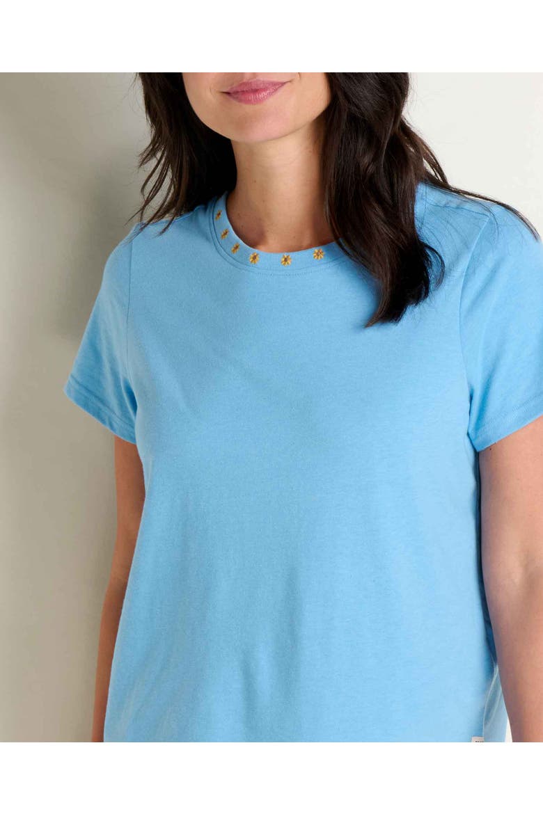 Women's Re-Form Crew Embroidered, Alternate, color, Dusk Blue Embroidery