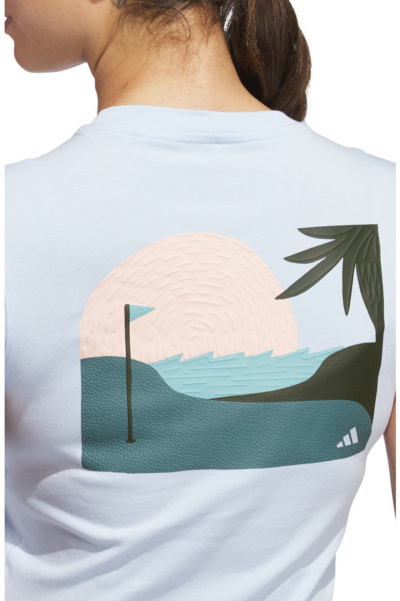 Summer Vibez Graphic Golf Tee, Alternate, color, BLUE