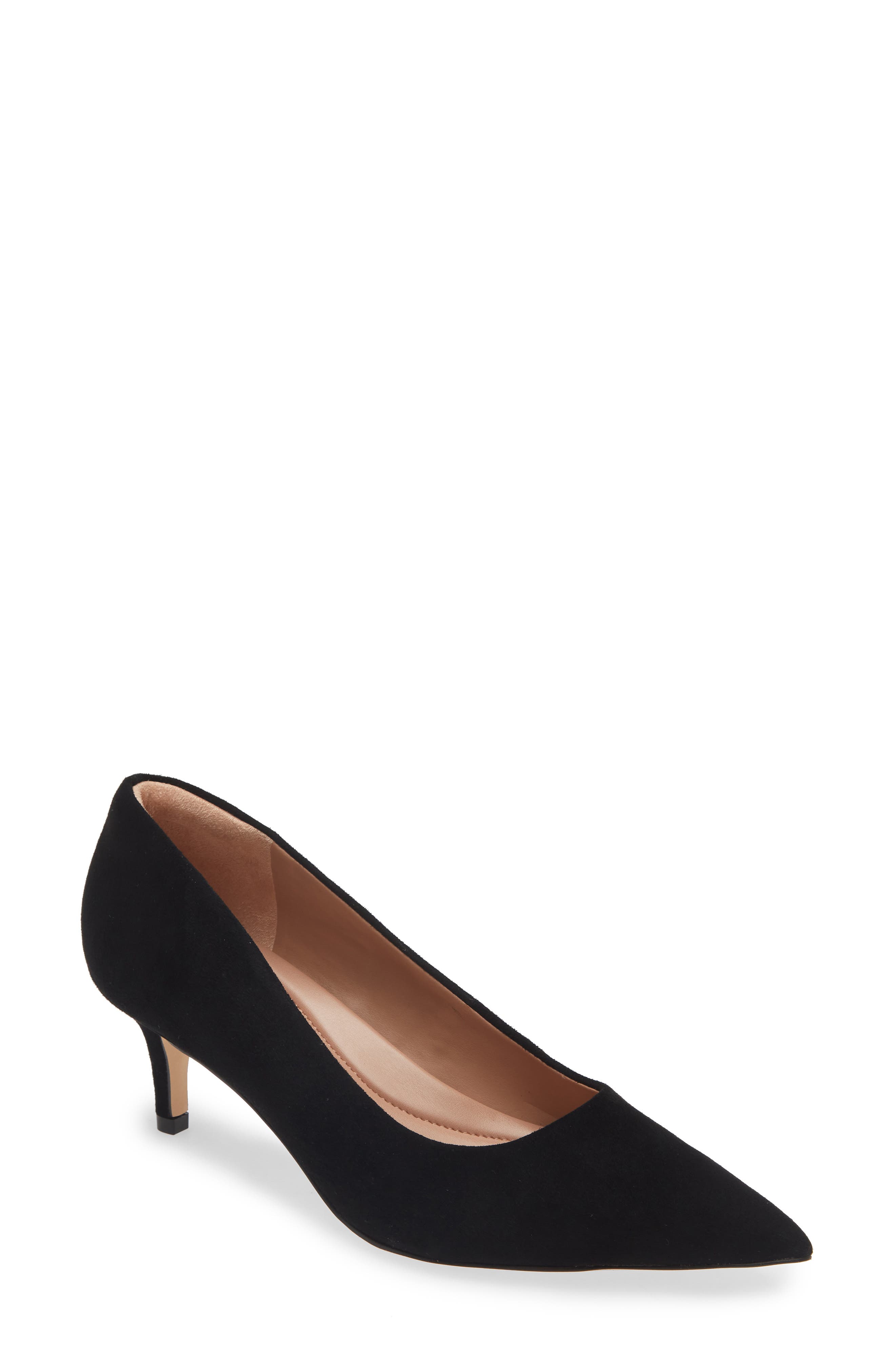 Kiplyn Kitten Heel Pump, Main, color, BLACK