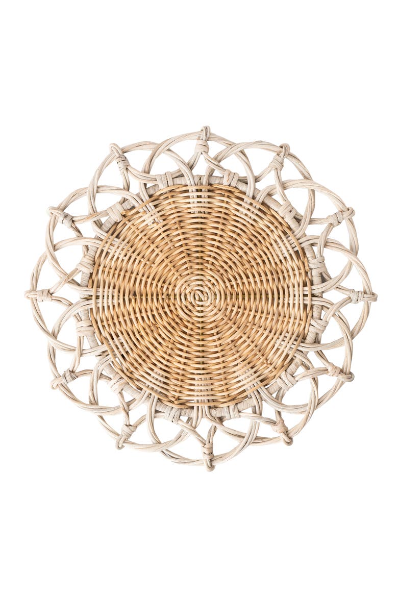 Provence Rattan Placemat, Main, color, WHITEWASH