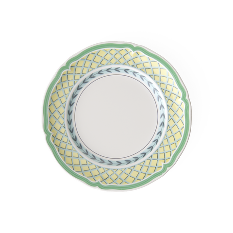 French Garden Orange Appetizer/Dessert Plate