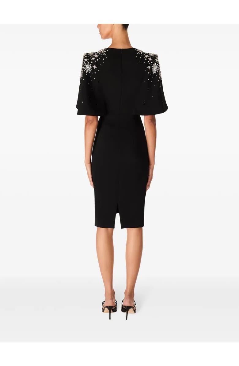 Jenny Packham Zeya Sequin-Embellished Midi Dress, Alternate, color, Liquorice