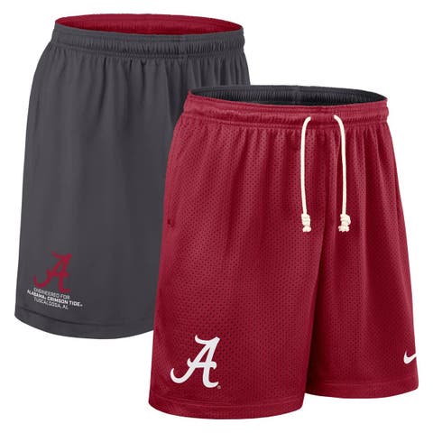 Men's Nike Crimson/Charcoal Alabama Crimson Tide 2025 Sideline Reversible Performance Shorts